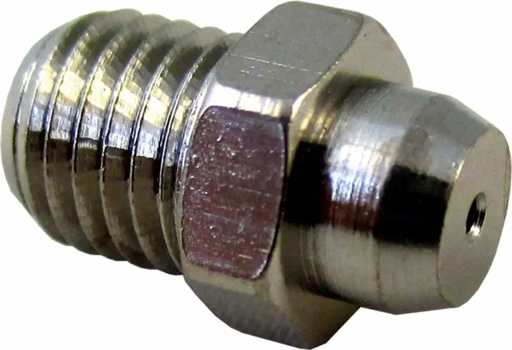 Erdgasbrennerdüse mit gewindebasiertem Anschluss aus Metall. Produkt von Wolf, geeignet für GU-1 Anwendungen.